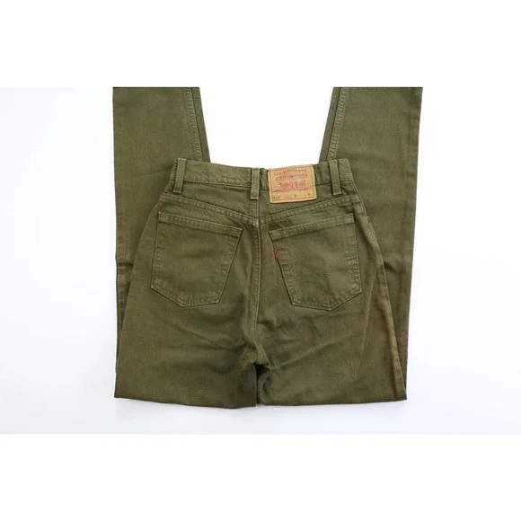 Vintage Levis 512 Brown High Waisted Jeans Waist 25”/26”